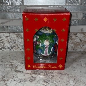 NIB Santas Around The World - Boxed Balls by CHRISTOPHER RADKO Ornament